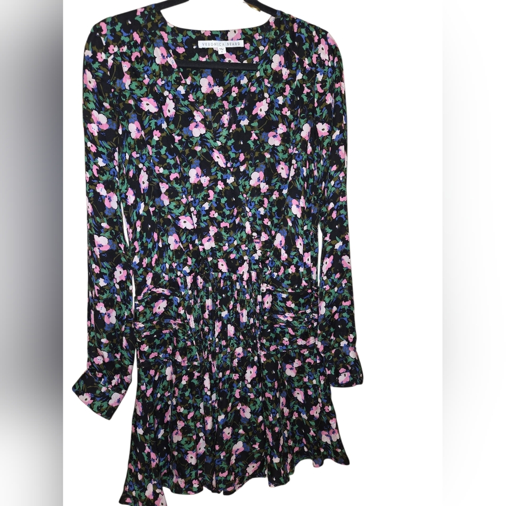 Veronica Beard Floral Print Dress